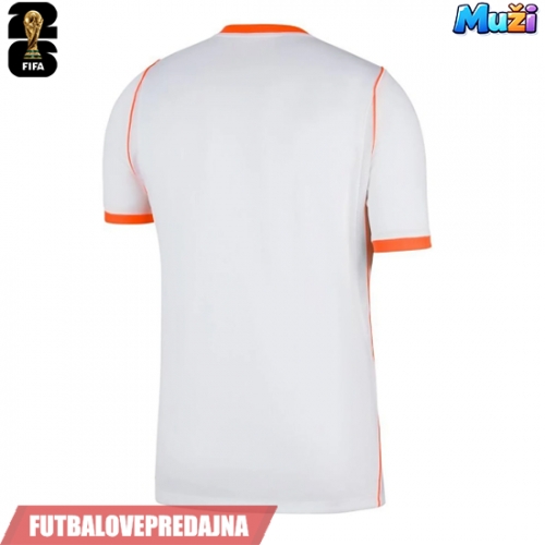 Lacne Muži Futbalové dres Holandsko MS 2026 Krátky Rukáv - Preč